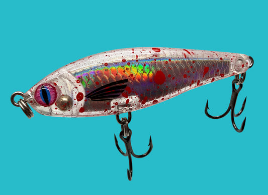 Splatter blood 3inch Twitch bait