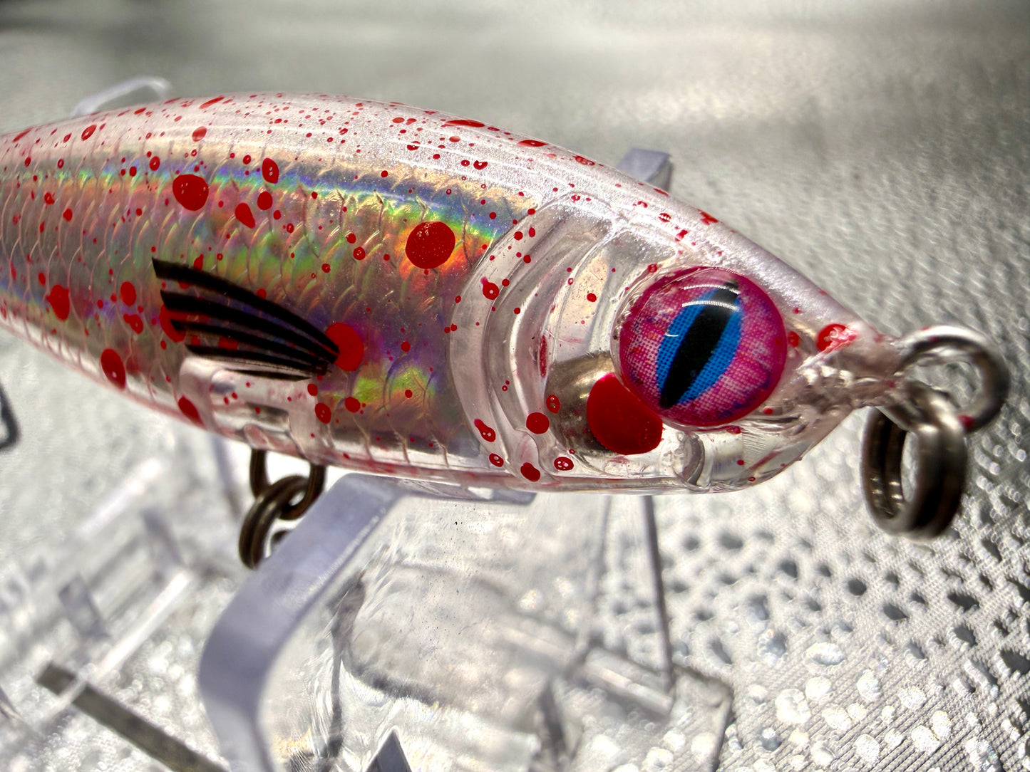 Splatter blood 3inch Twitch bait