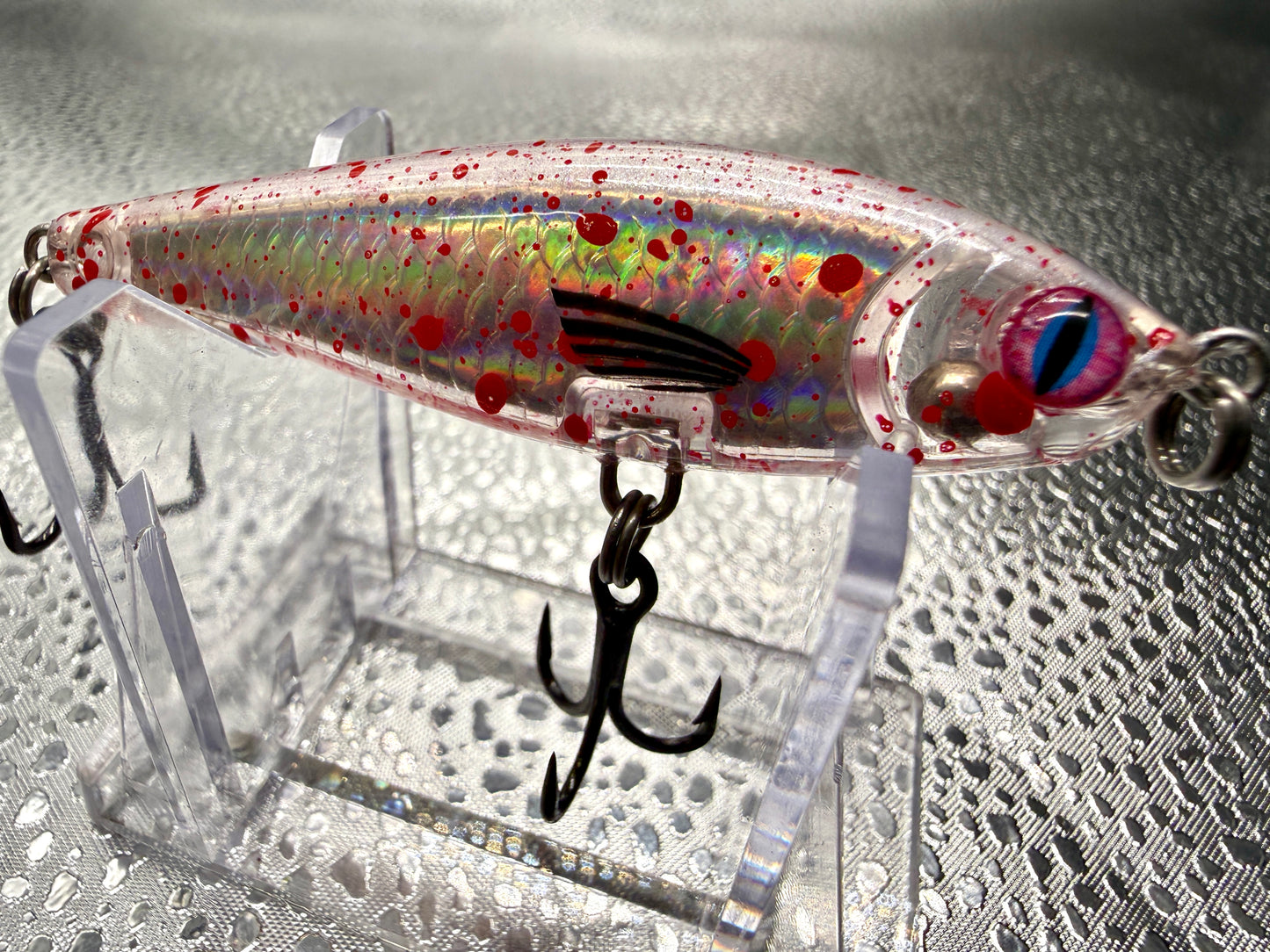 Splatter blood 3inch Twitch bait