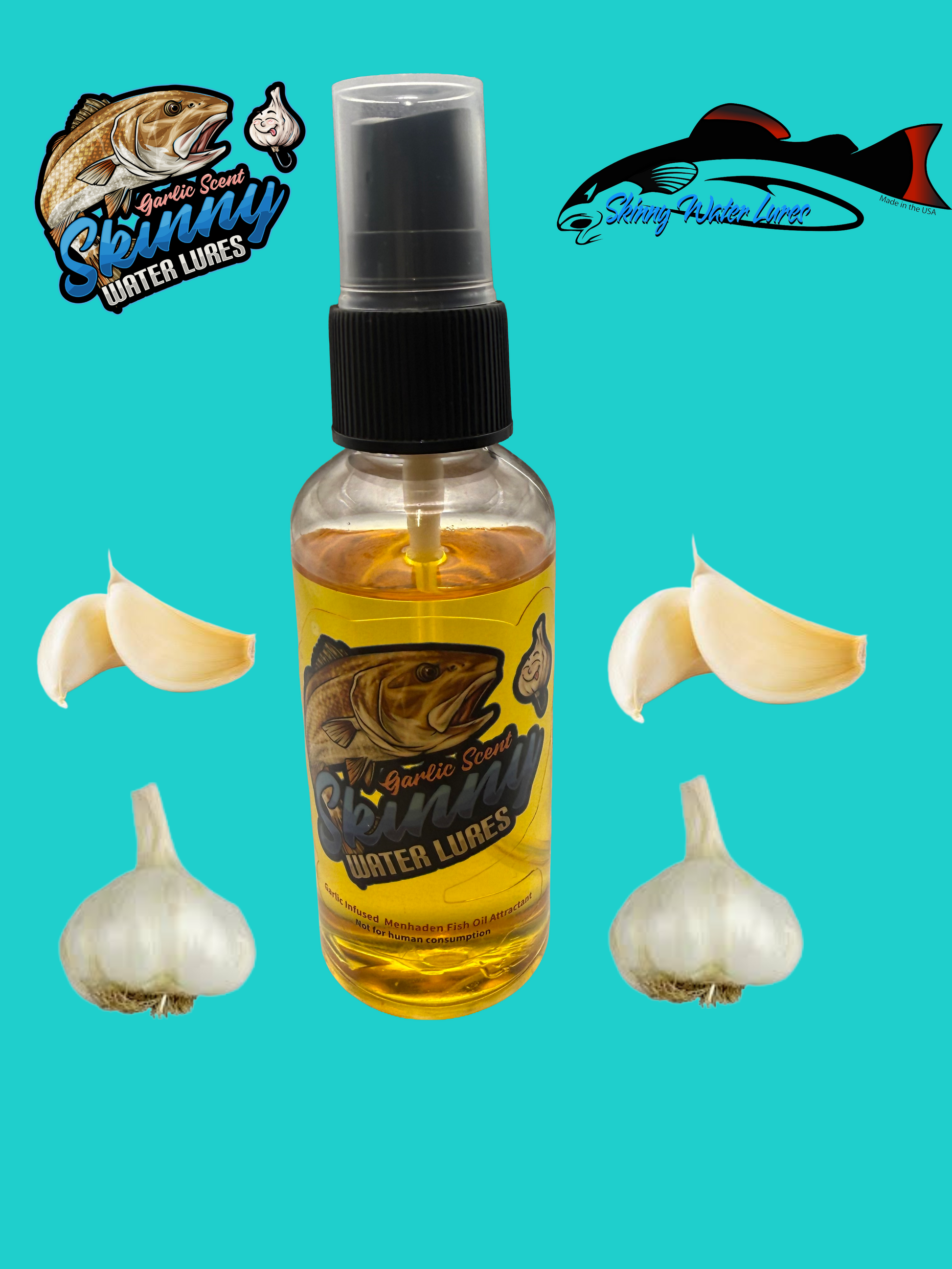 fish scent for lures Tommy's Tackle Fluke Sauce Attractant 1.5oz Spray Bottle This potent mixture enhances ordinary lures and can even be applied to live bait Trout Taker Fishing Scent