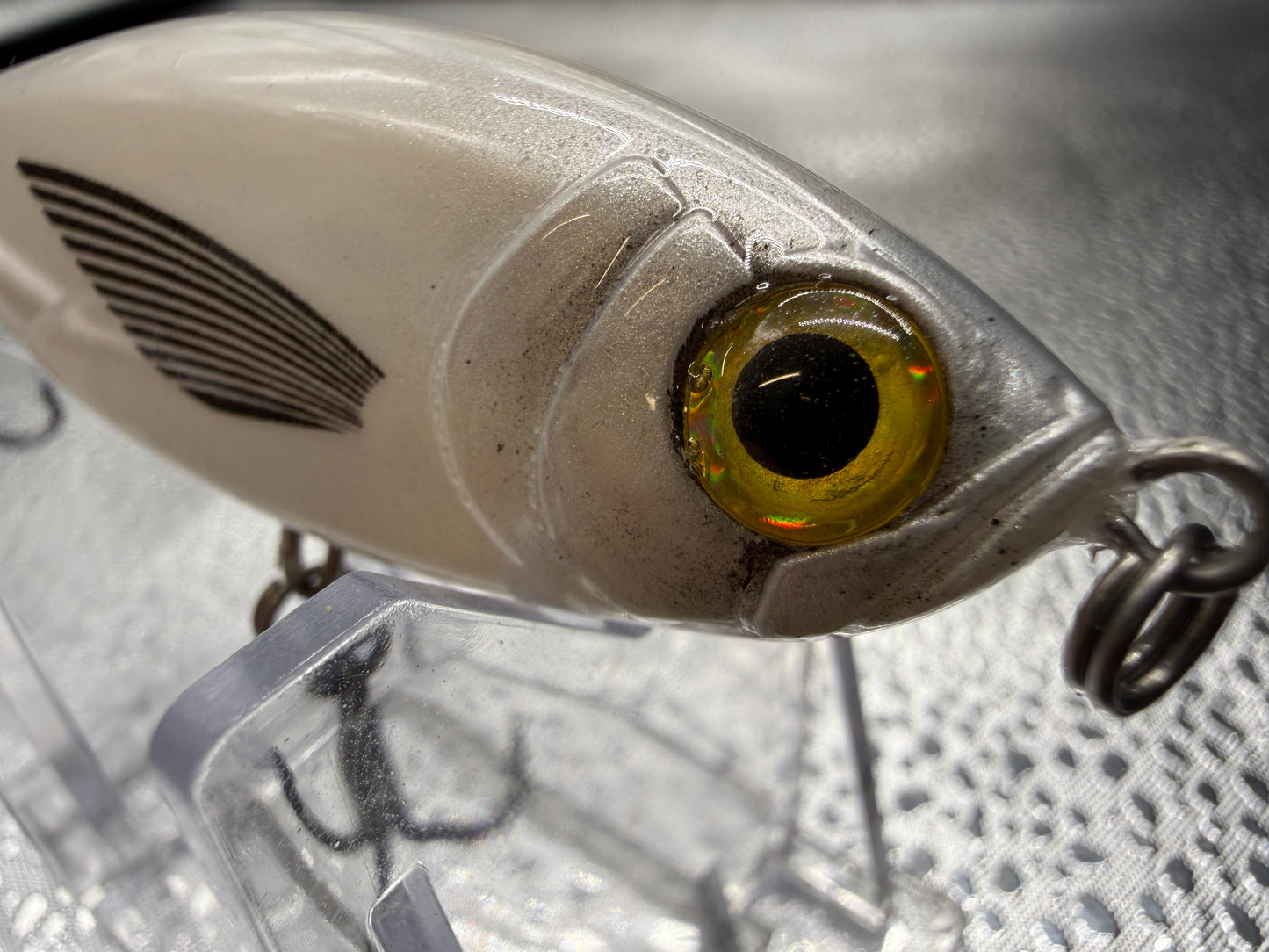 Pearl White 4 Inch Twitch Bait