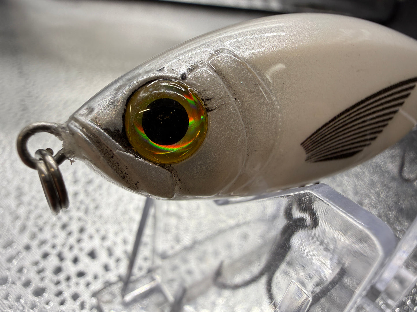 Pearl White 4 Inch Twitch Bait