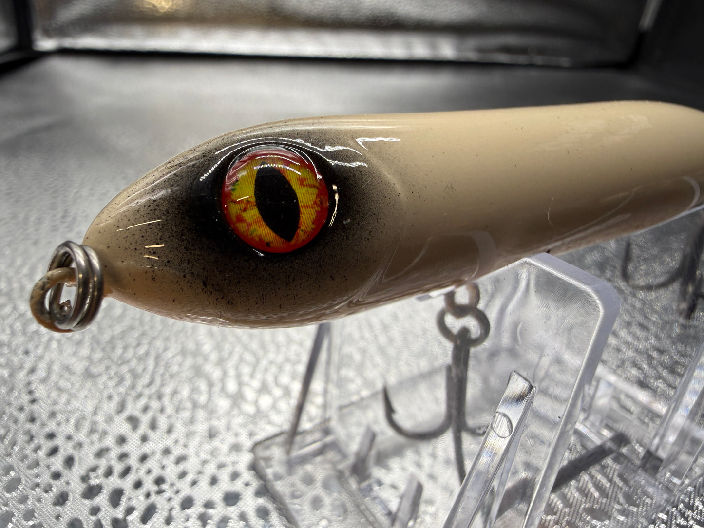 Bone and Orange Belly Top Water Spook