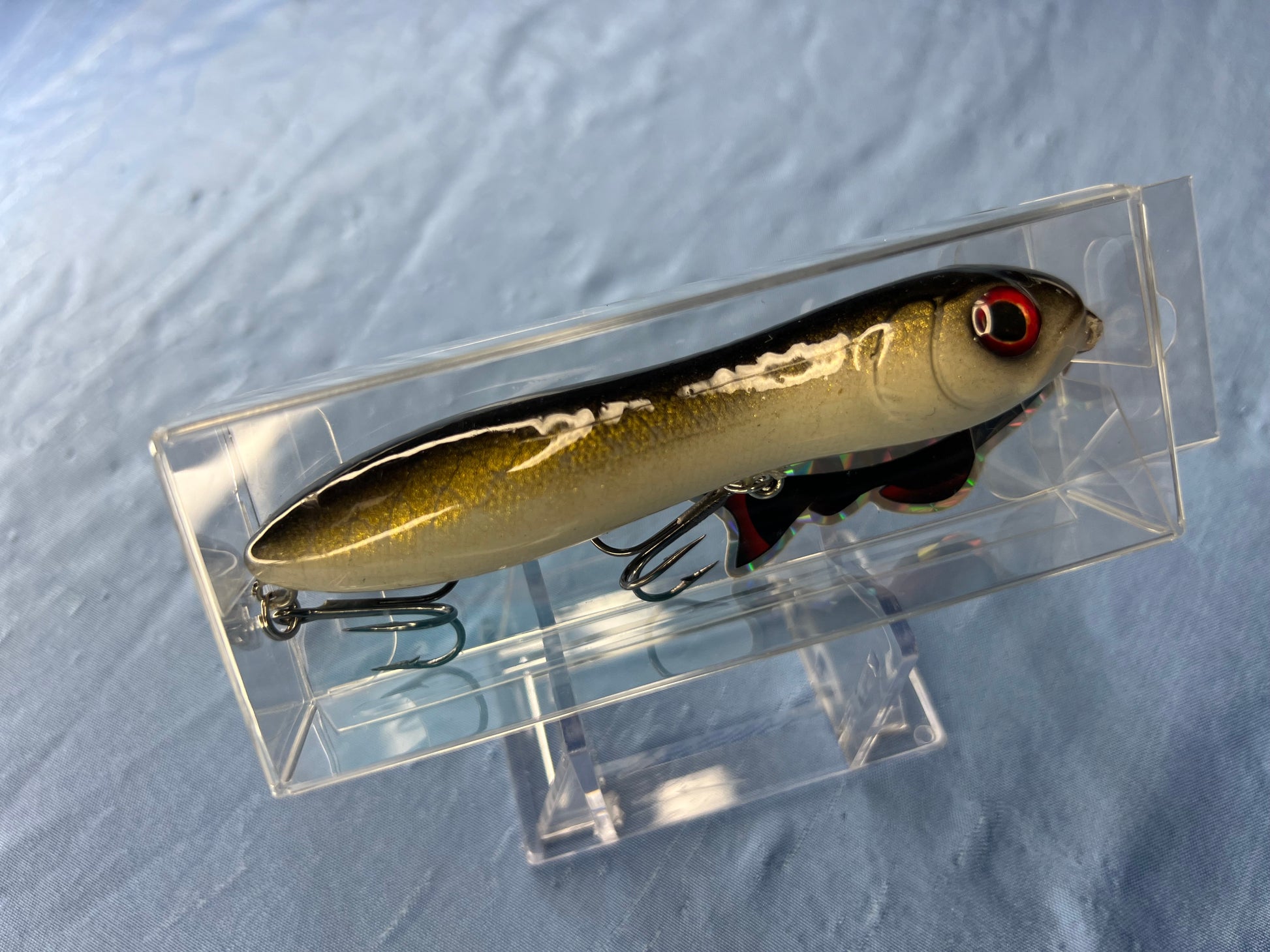 cmik fishing lure Black and Gold Snake in the Grass (Top Water)