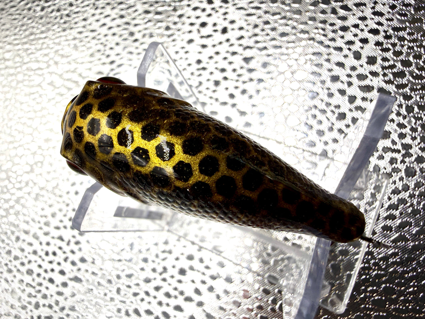 Black and gold Mini Wake Bait