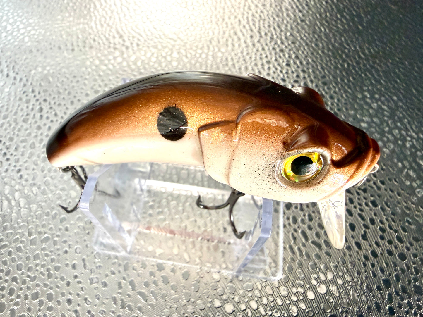 Brown and Beige spotted Wake Bait 4inch