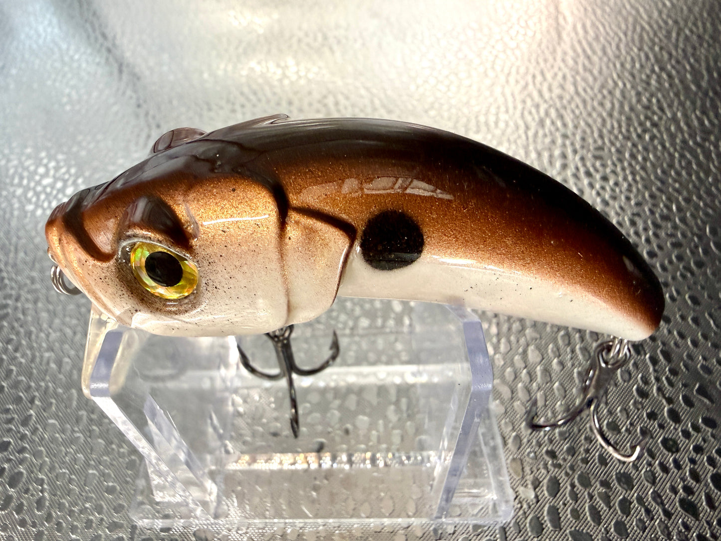 Brown and Beige spotted Wake Bait 4inch