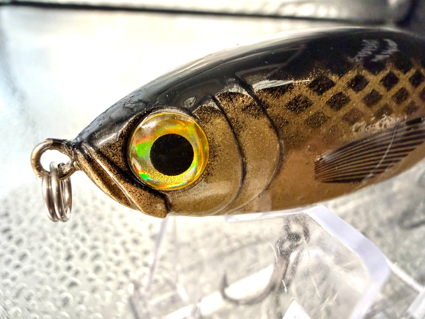 Gold in Black 4 inch twitch bait