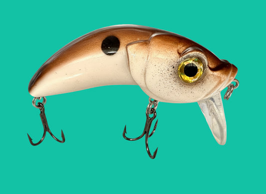 Brown and Beige spotted Wake Bait 4inch