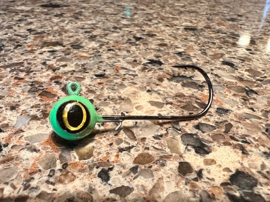 Green Glow Jig Heads