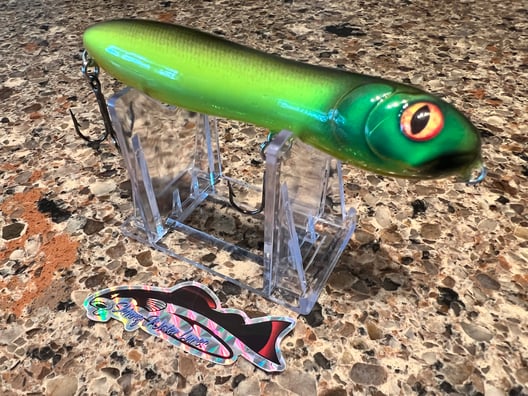 Green Snake Top Water Fishing Lure – Skinny Water Lures LLC