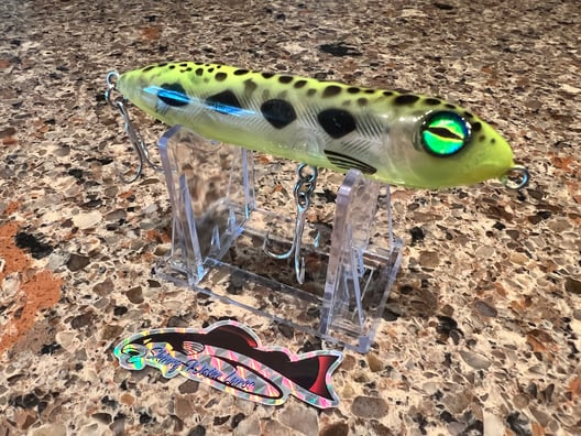 Chartreuse Leopard (Top Water Spook Jr)